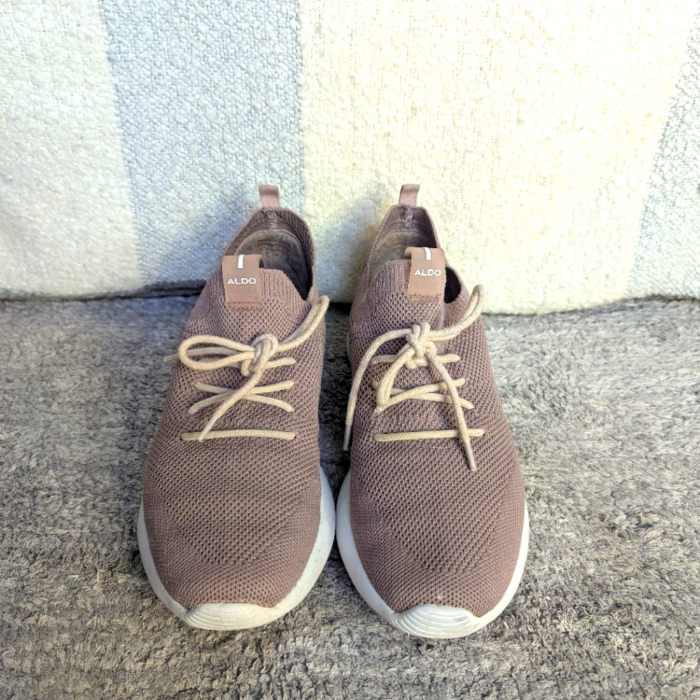 Aldo Blush Pink Sneakers Size 9